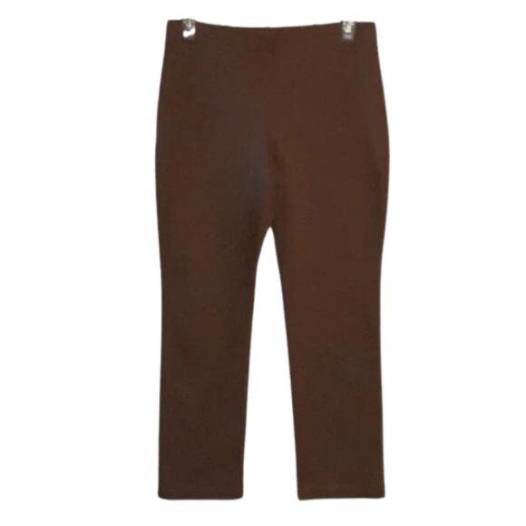 Chico's Brown Pull Up Stretch Pants 1.5 - Picture 1 of 6
